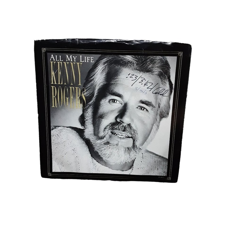 Kenny Rogers 45 Record All My Life PROMO